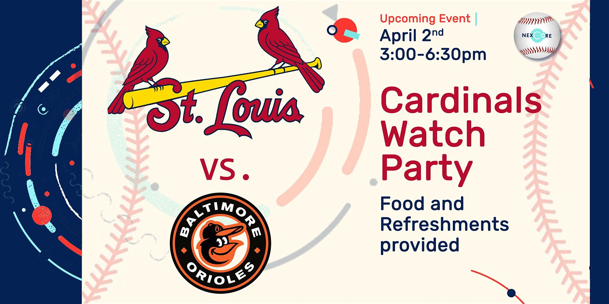 Cardinal Home Opener Watch Party